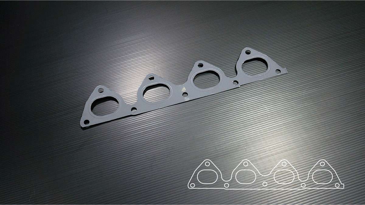 SIRUDA_排氣歧管墊片_HONDA_D16A1
