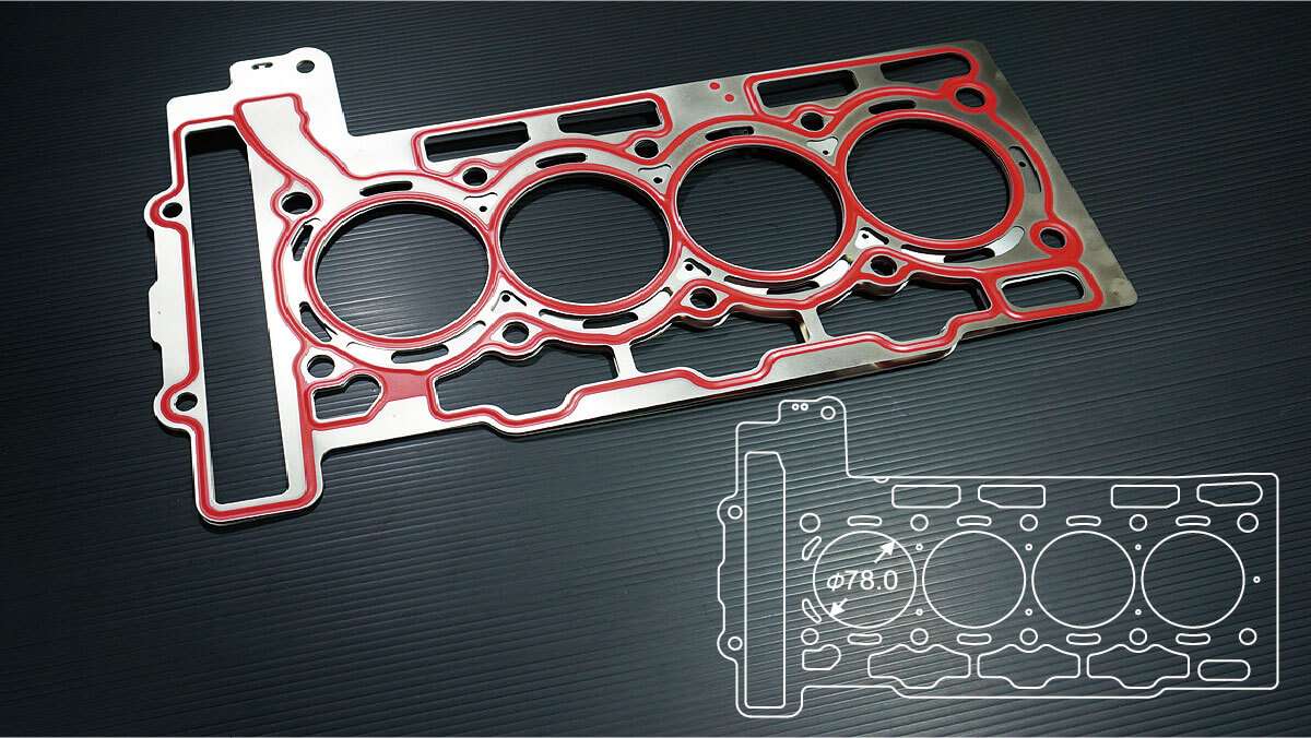 SIRUDA_シリンダーヘッドガスケット_PRINCE Engine_EP6